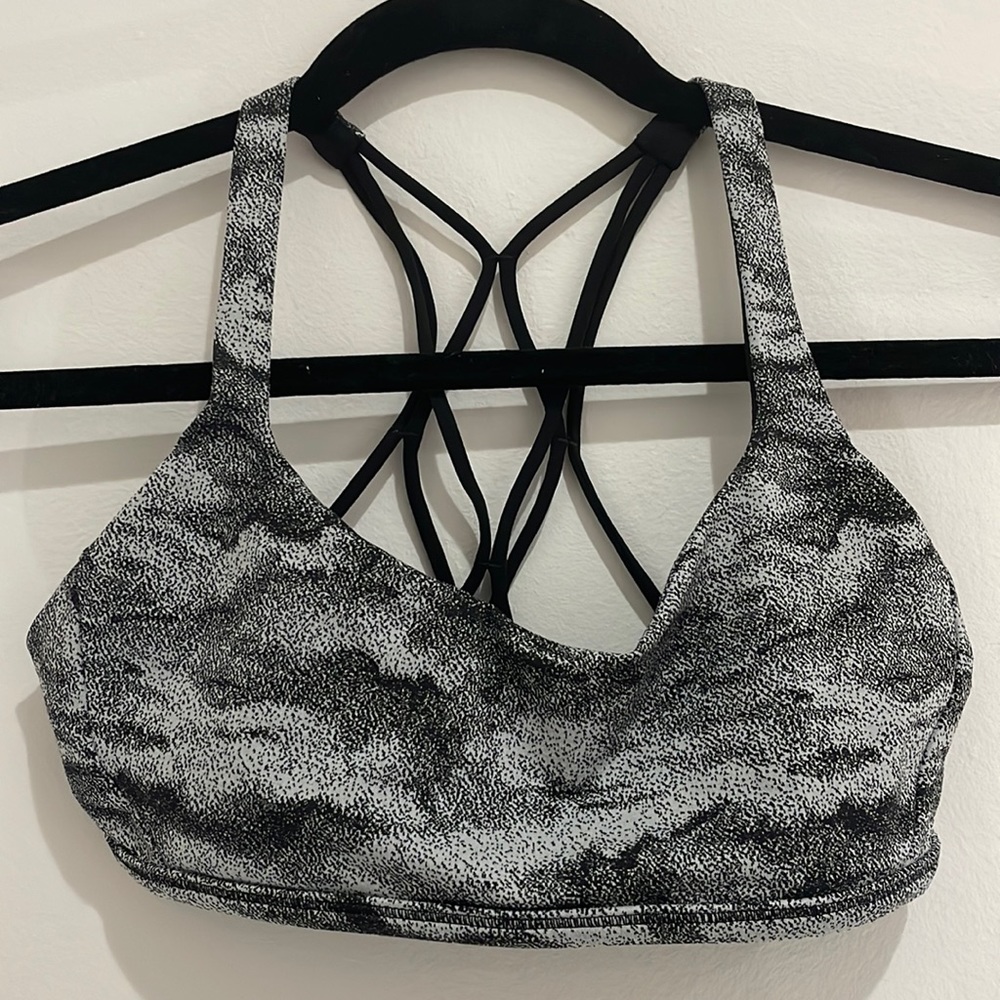 Speckled Lululemon “Free to be Zen” Sports Bra